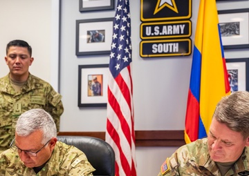 U.S., Colombian armies strengthen partnership with 2025 staff talks, signing agreed-to-actions