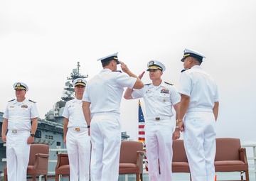 Capt. Brian C. Bungay relieved Capt. Bob A. Heely, Jr. as Commanding Officer, Naval Base San Diego (NBSD)