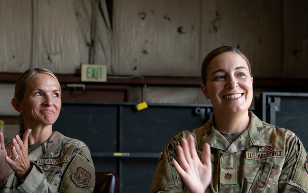 302d Civil Engineer Squadron change of command ceremony