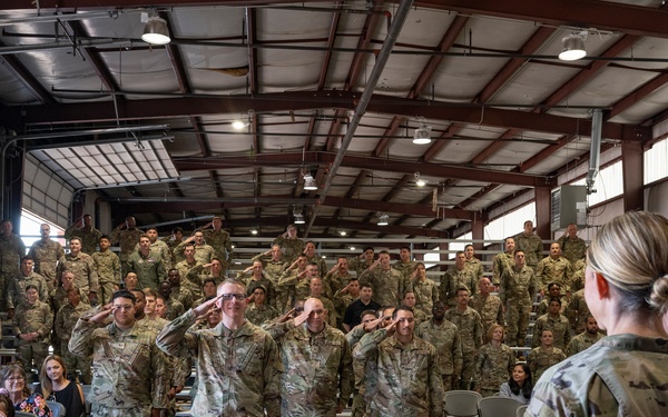 302d Civil Engineer Squadron change of command ceremony