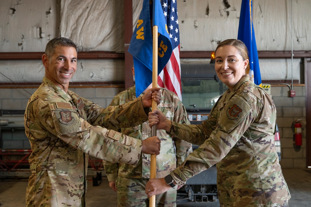 302d Civil Engineer Squadron change of command ceremony