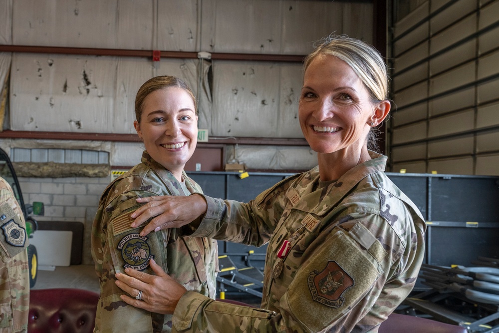 302d Civil Engineer Squadron change of command ceremony