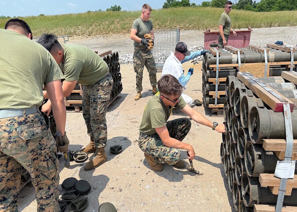 Marine Reserve Unit takes part in training exercises at BGAD