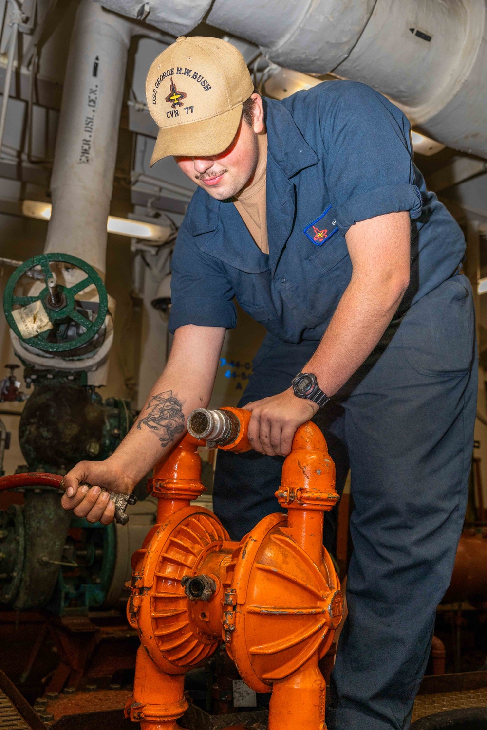 Daily Operations Aboard USS George H.W. Bush (CVN 77)