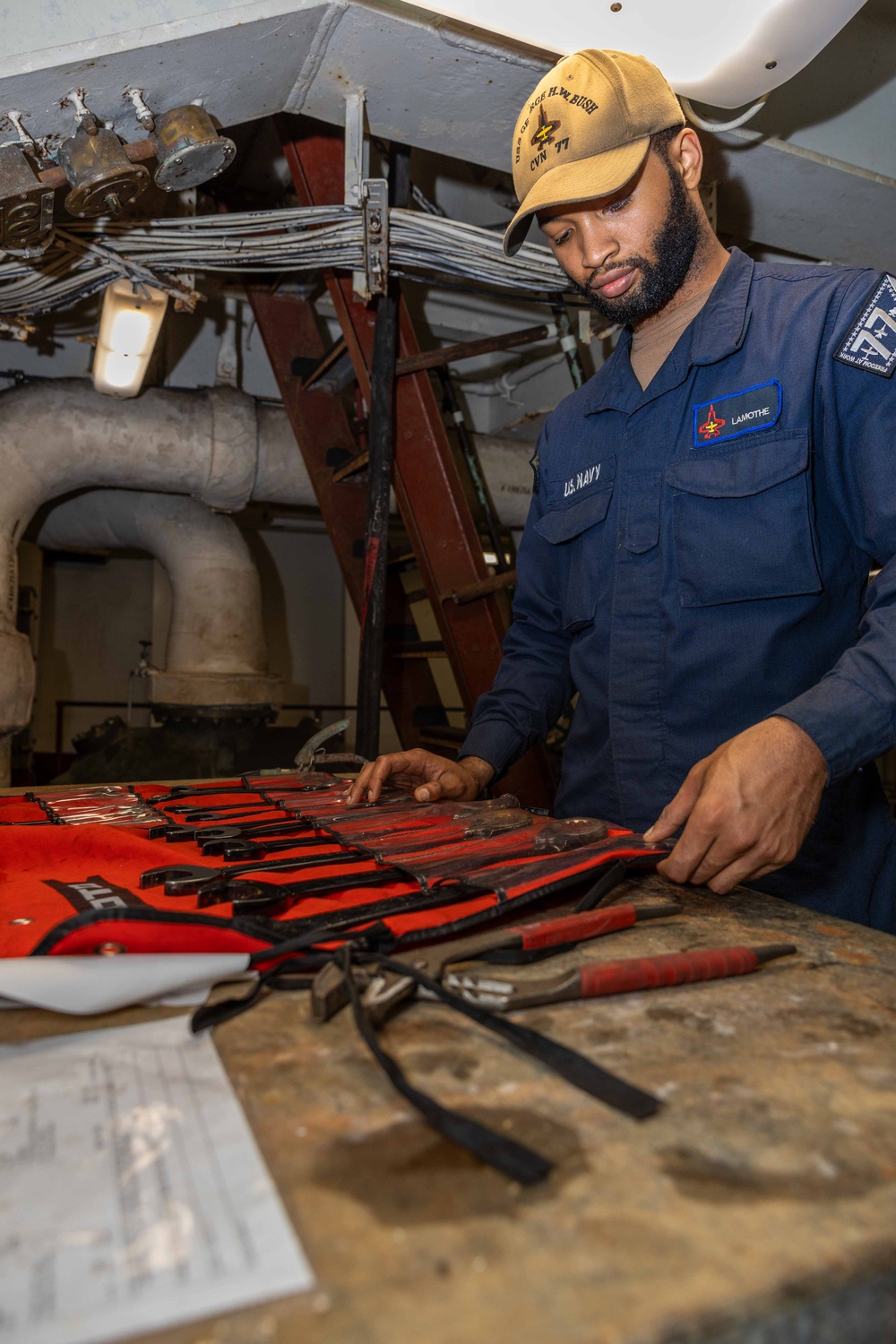 Daily Operations Aboard USS George H.W. Bush (CVN 77)