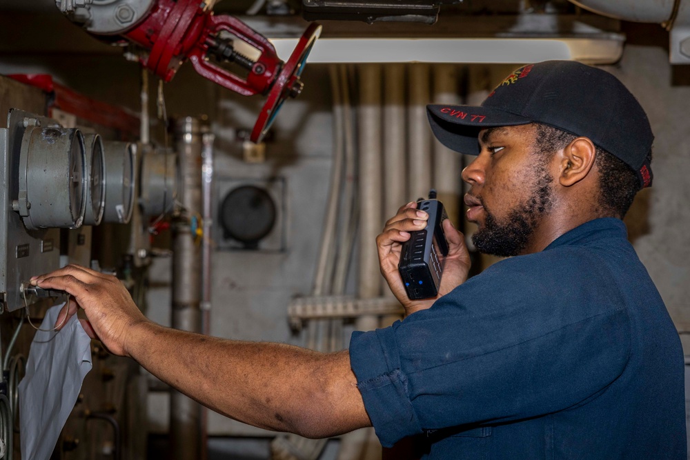 Daily Operations Aboard USS George H.W. Bush (CVN 77)