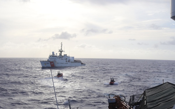 Coast Guard Cutter Vigilant's drug interdiction efforts