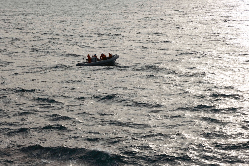 USS Gerald R. Ford (CVN 78) Sailors Conduct Small Boat Operations