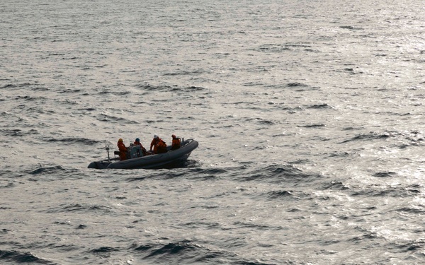 USS Gerald R. Ford (CVN 78) Sailors Conduct Small Boat Operations