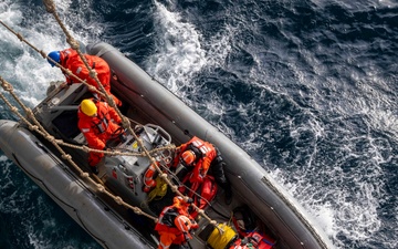 USS Gerald R. Ford (CVN 78) Sailors Conduct Small Boat Operations