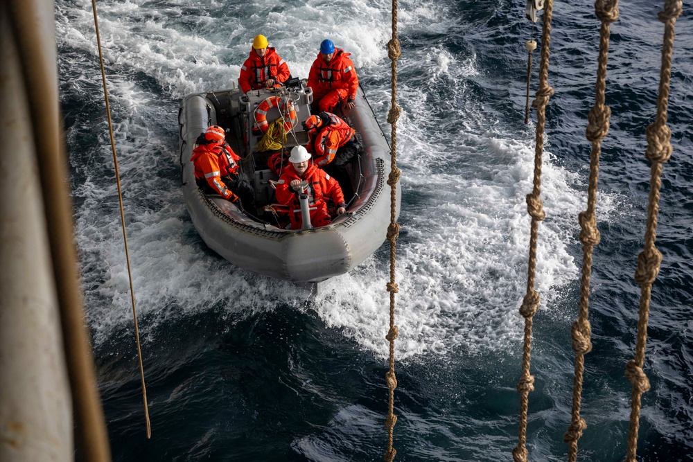 USS Gerald R. Ford (CVN 78) Sailors Conduct Small Boat Operations