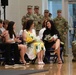 Military Wives Receive Flowers