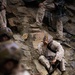 V35 and V11 Marines conduct lead climbing evaluation during Assault Climbers Course