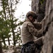 V35 and V11 Marines conduct lead climbing evaluation during Assault Climbers Course