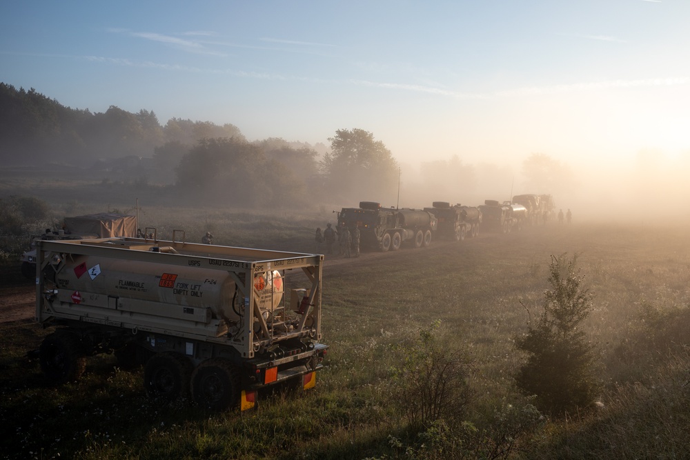 U.S. Aviation Troops Conduct Refueling Ops with Allies at Saber Junction 25
