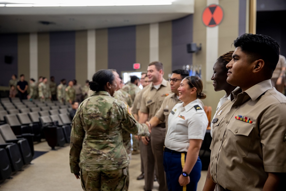 201st Expeditionary Military Intelligence Brigade and America's First Corps Induction Ceremony