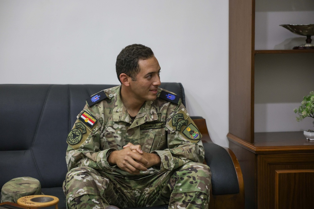 U.S. Sailors Meet with Commander, Egyptian Naval Hospital during Bright Star 2025