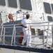 USS Truxtun and partner nation service members attend BRIGHT STAR 25