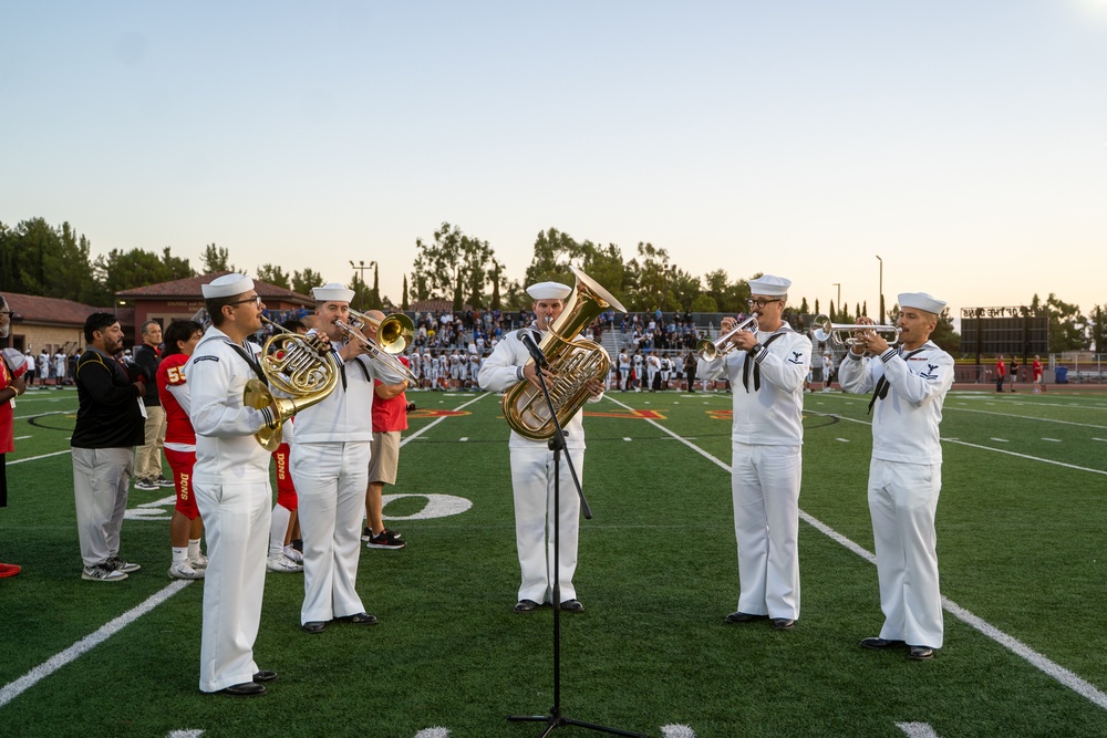Navy Band Southwest's Harborside Brass Quintet Performs at Cathedral Catholic High School