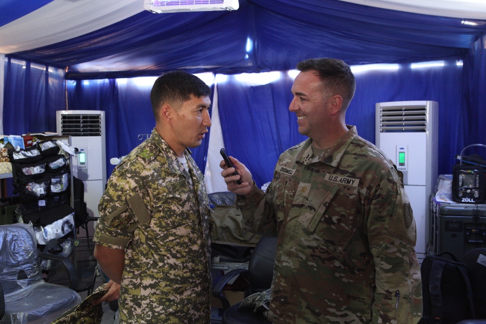 U.S. and Kyrgyz Medical Teams Sharpen Expeditionary Care Skills at Bright Star 25