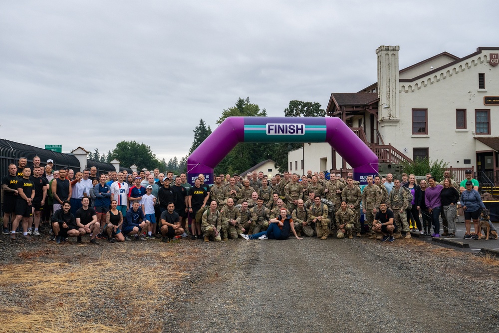 One Team, One Fight: WA National Guard Hosts Suicide Prevention 5K