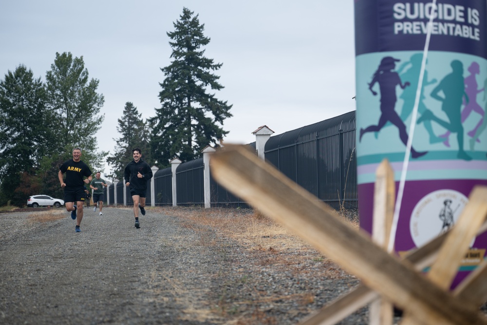 One Team, One Fight: WA National Guard Hosts Suicide Prevention 5K