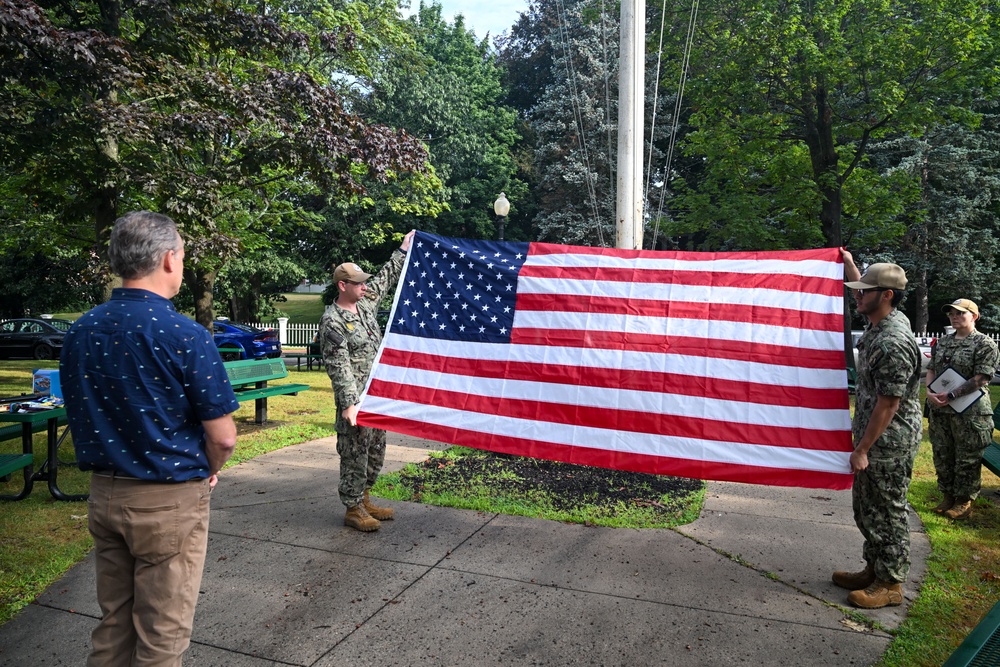 PNSY Retire Flag Stephen Perrucci