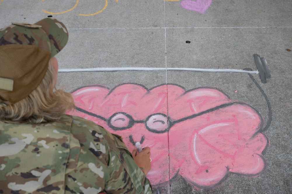 Hurlburt Field hosts Chalk the Walk for suicide prevention