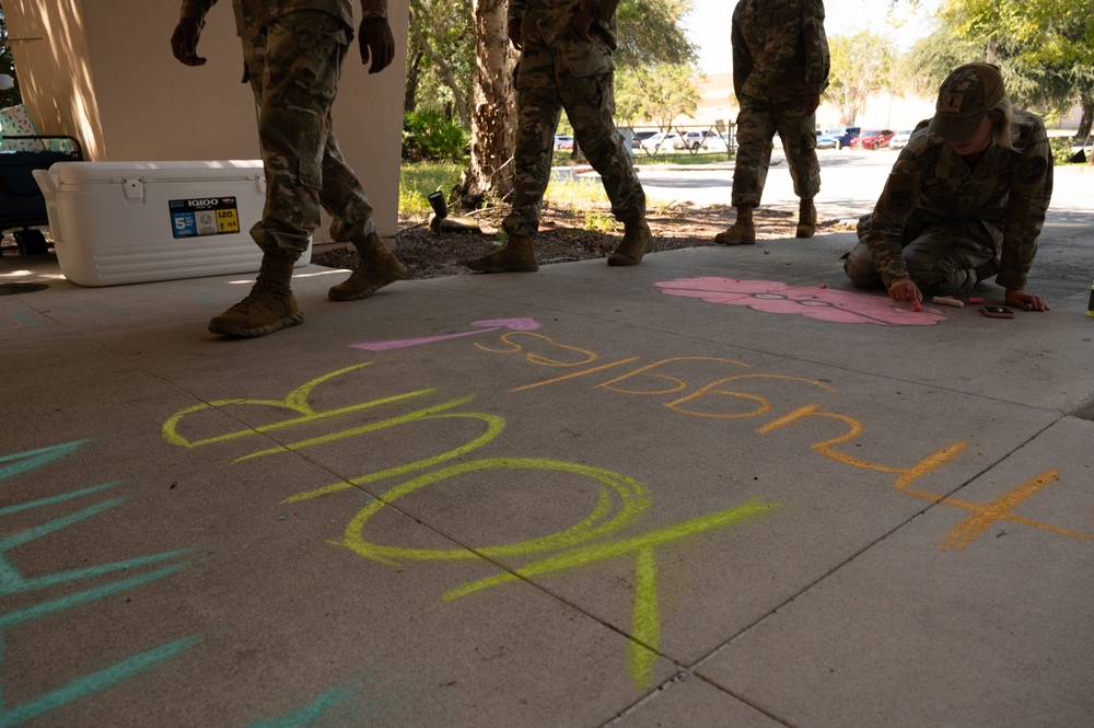 Hurlburt Field hosts Chalk the Walk for suicide prevention