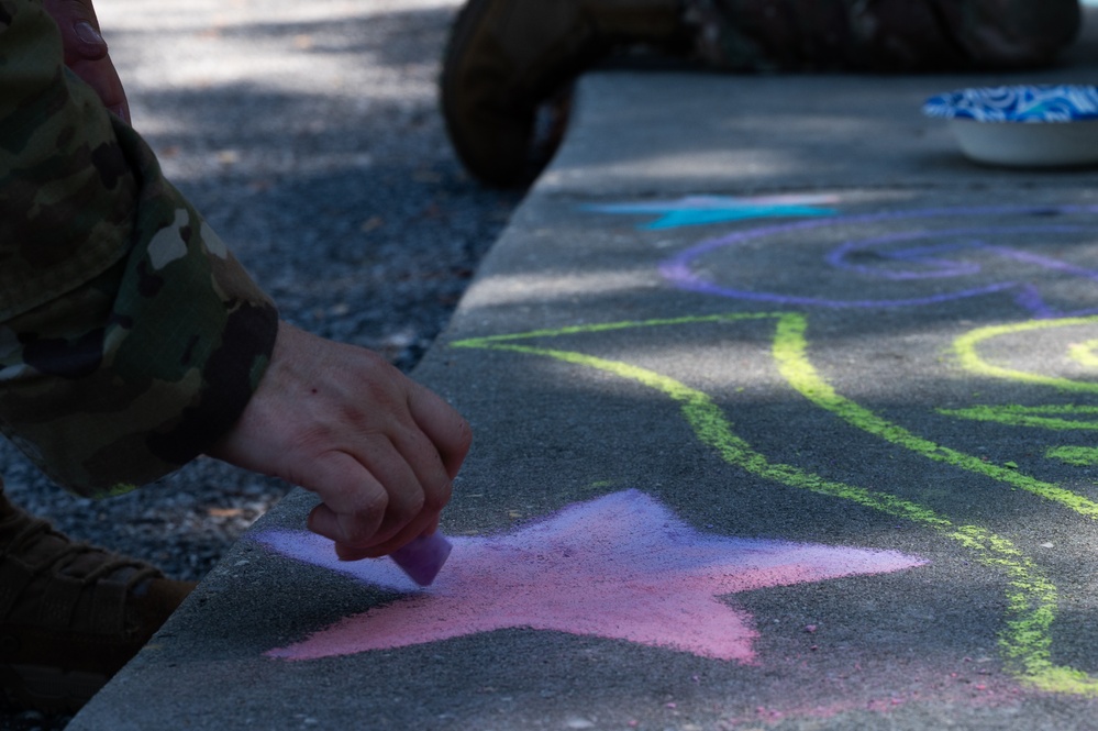 Hurlburt Field hosts Chalk the Walk for suicide prevention