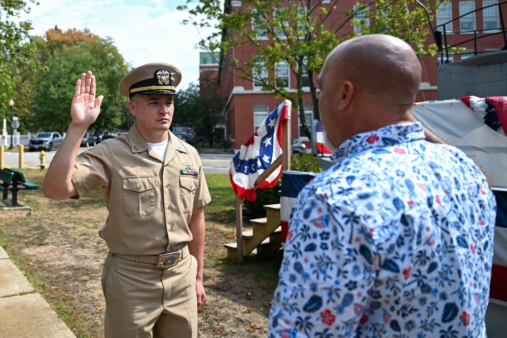 O-4 Promotion Ceremony Portsmouth Naval Shipyard