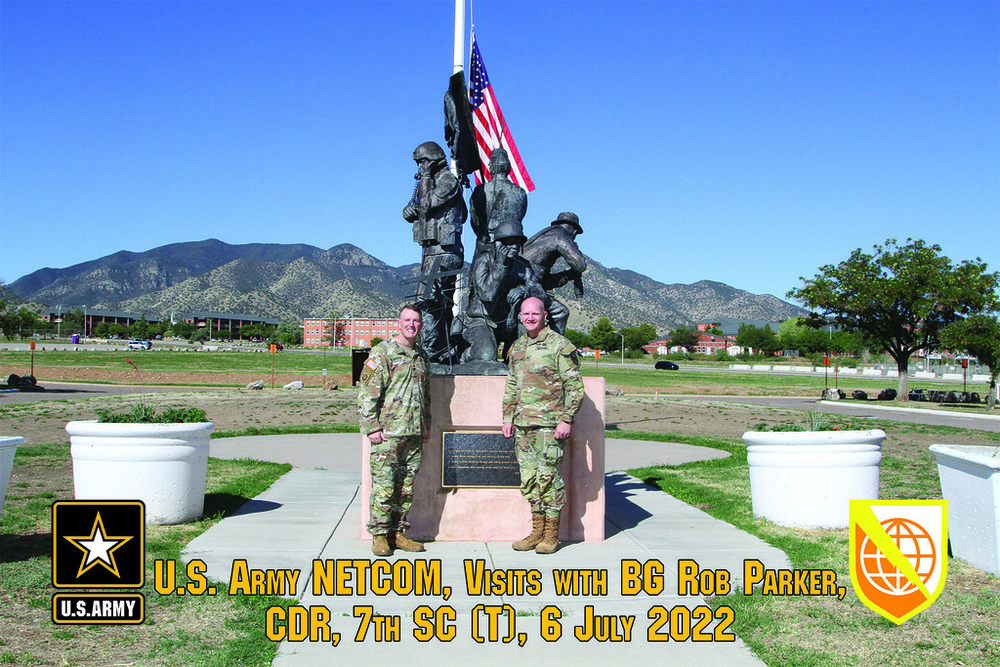 BG Parker Visits NETCOM, Ft. Huachuca