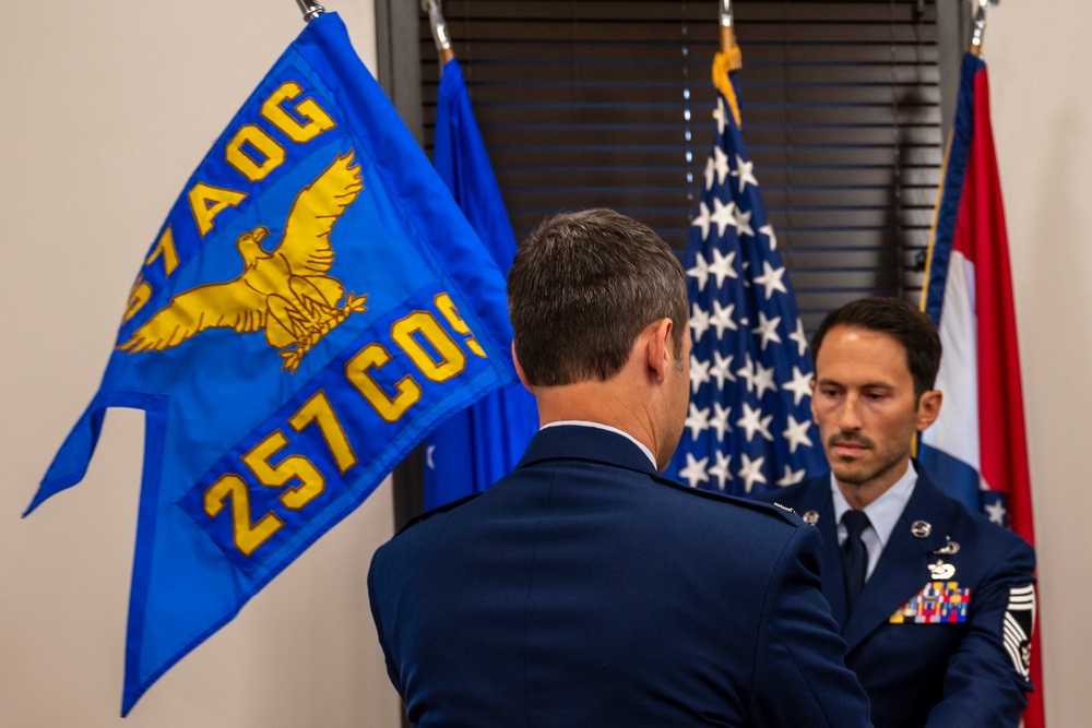 257th Combat Operations Flight's redesignation ceremony