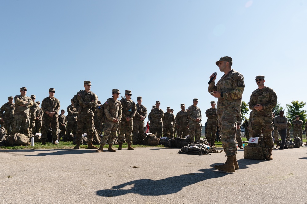 Wisconsin National Guard hosts Norwegian Ruck March