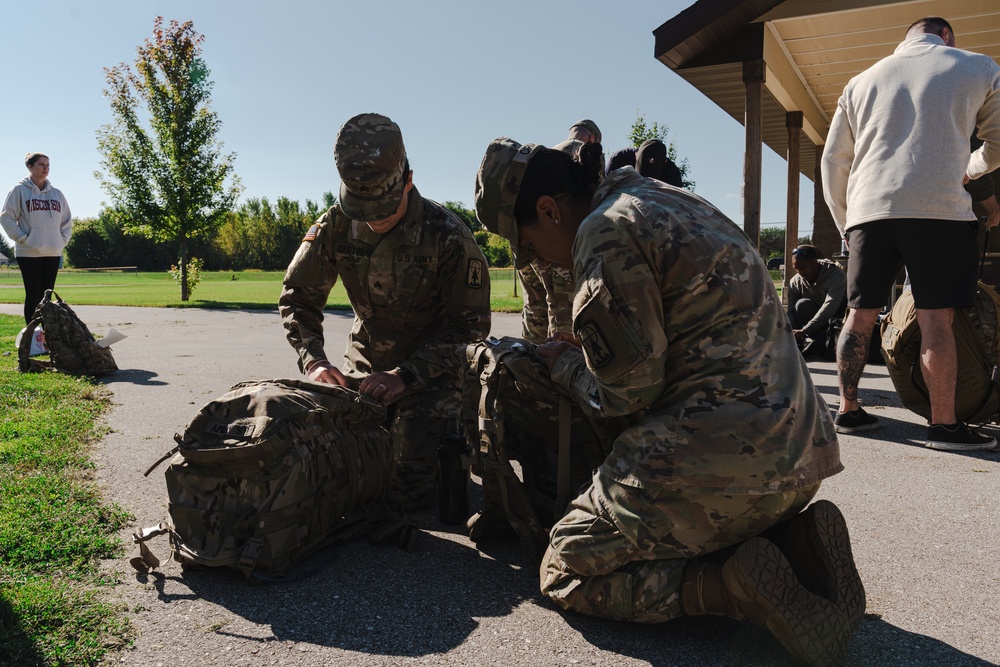 Wisconsin National Guard hosts Norwegian Ruck March