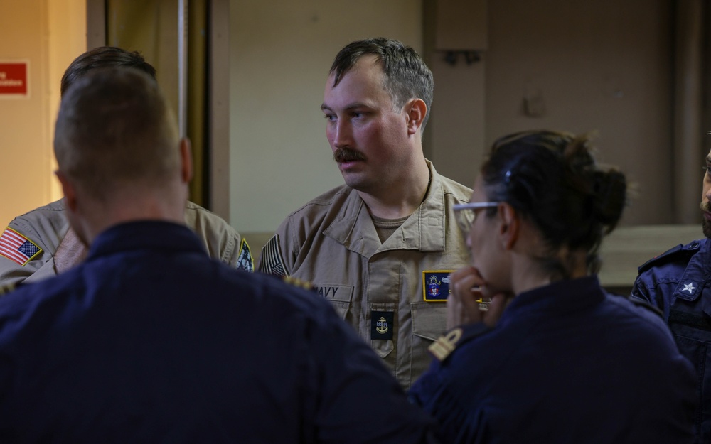 Greek Navy hosts U.S., Egyptian, Italian and Qatar Sailors for BRIGHT STAR 25 firefighting training