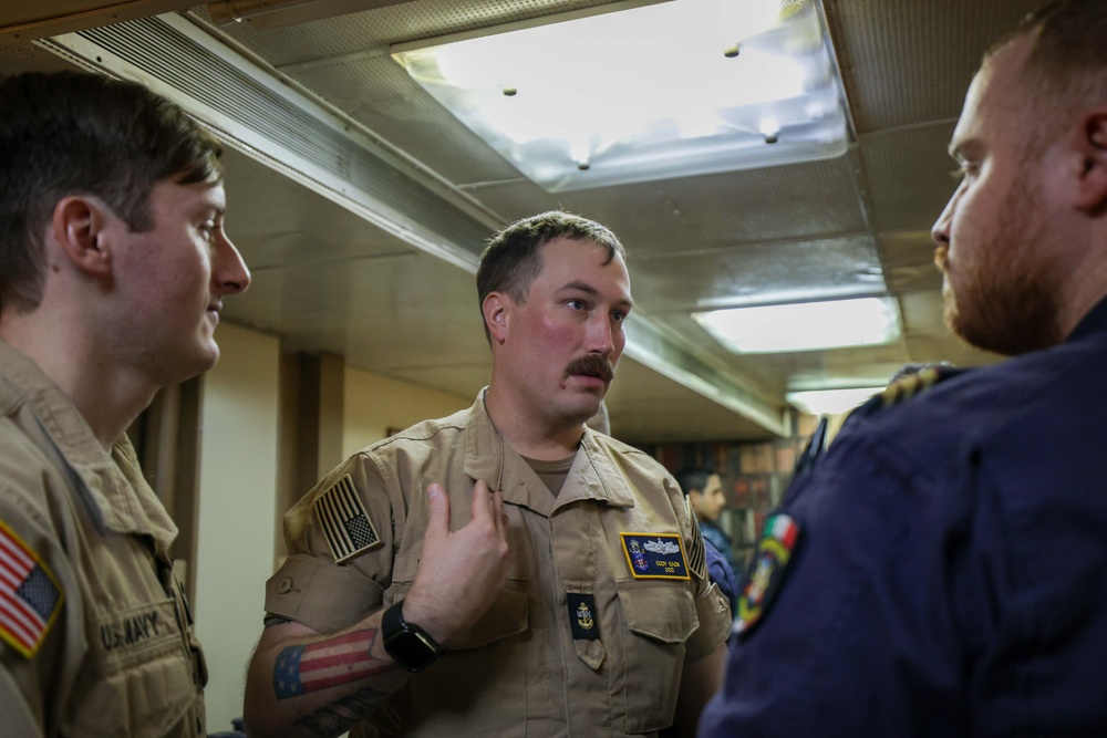 Greek Navy hosts U.S., Egyptian, Italian and Qatar Sailors for BRIGHT STAR 25 firefighting training