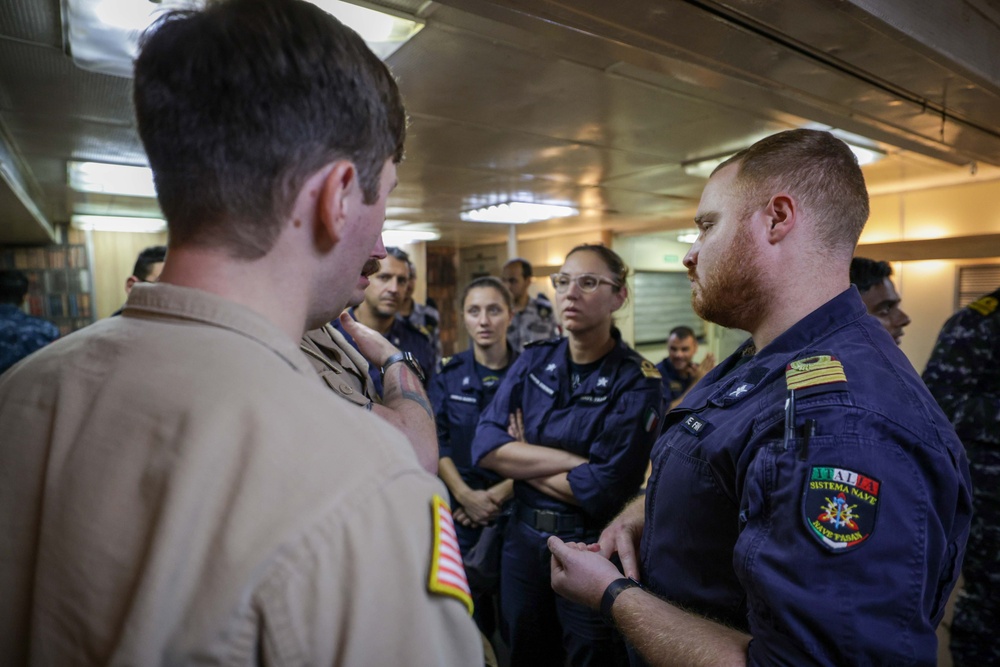 Greek Navy hosts U.S., Egyptian, Italian and Qatar Sailors for BRIGHT STAR 25 firefighting training