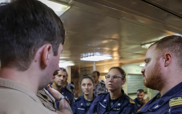 Greek Navy hosts U.S., Egyptian, Italian and Qatar Sailors for BRIGHT STAR 25 firefighting training