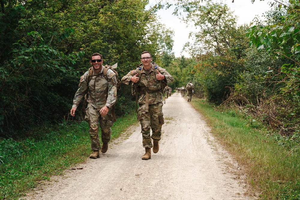 Wisconsin National Guard hosts Norwegian Ruck March