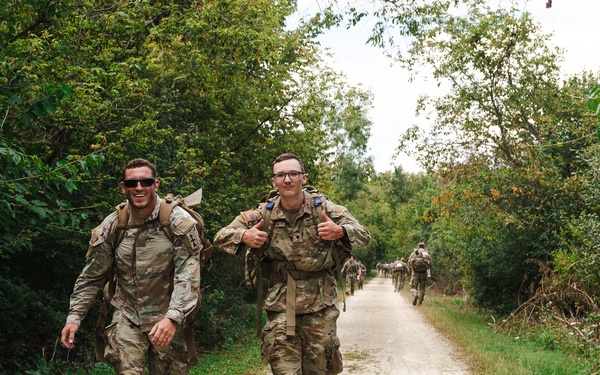 Wisconsin National Guard hosts Norwegian Ruck March