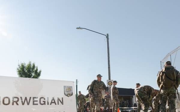 Wisconsin National Guard hosts Norwegian Ruck March