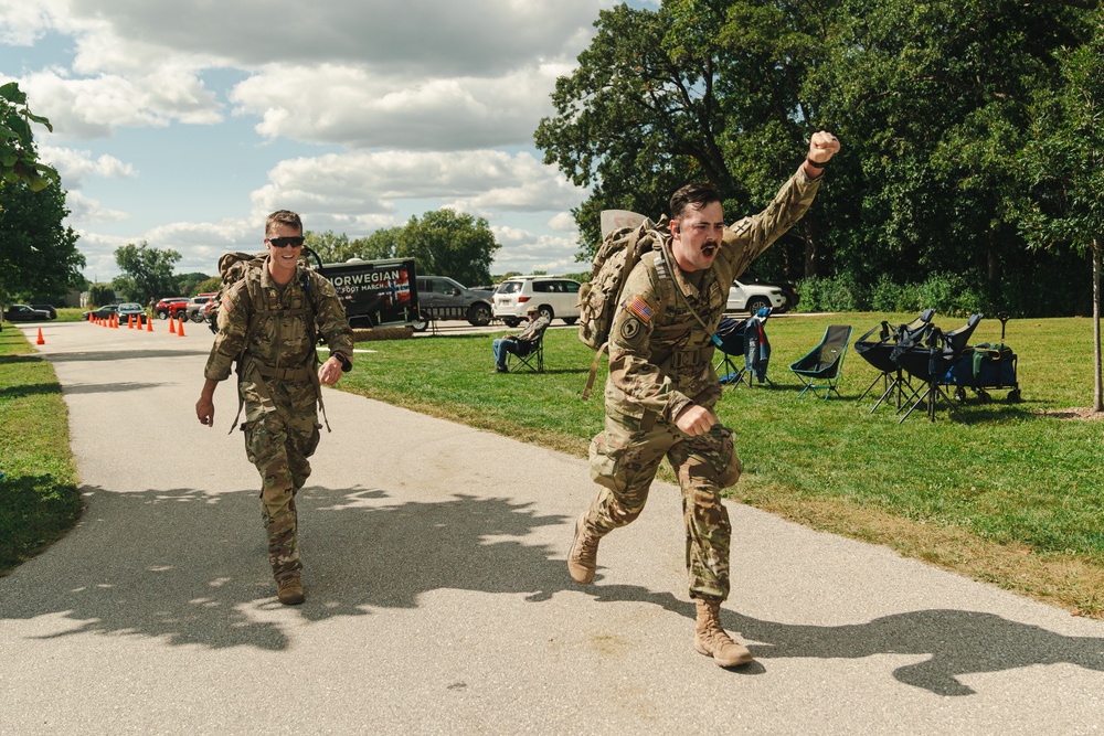 Wisconsin National Guard hosts Norwegian Ruck March