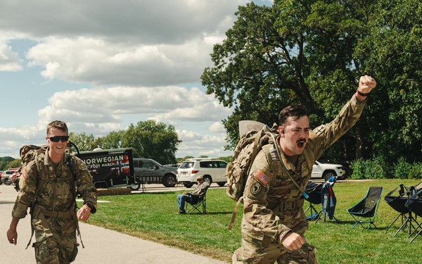 Wisconsin National Guard hosts Norwegian Ruck March