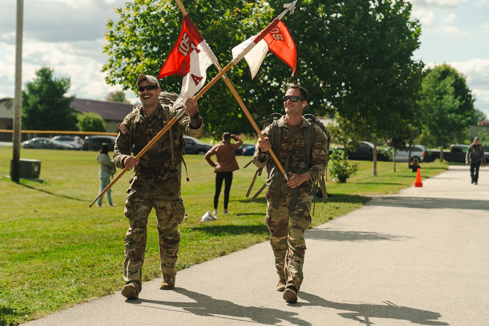 Wisconsin National Guard hosts Norwegian Ruck March