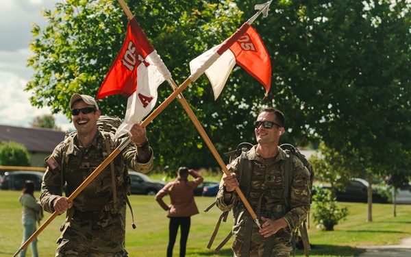 Wisconsin National Guard hosts Norwegian Ruck March