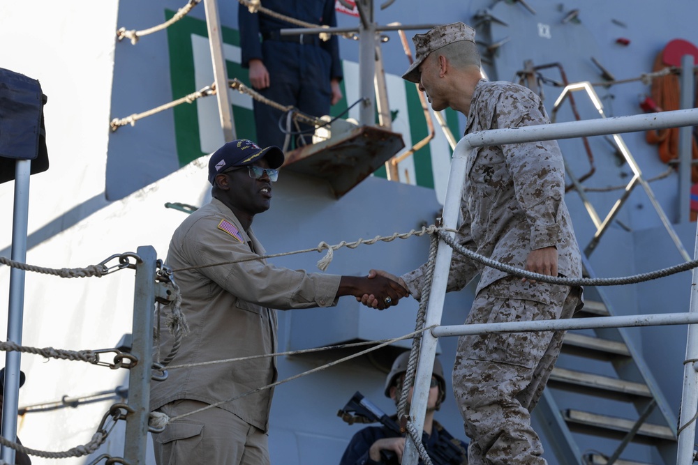 BRIGHT STAR 25 Command Post Exercise Commander visits USS Truxtun