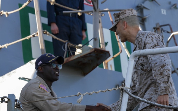 BRIGHT STAR 25 Command Post Exercise Commander visits USS Truxtun