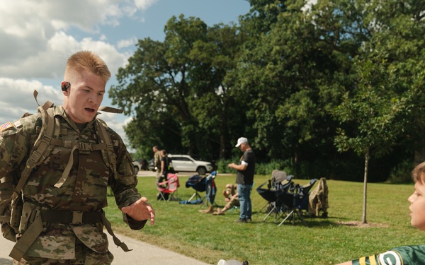 Wisconsin National Guard hosts Norwegian Ruck March