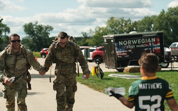 Wisconsin National Guard hosts Norwegian Ruck March
